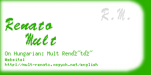 renato mult business card